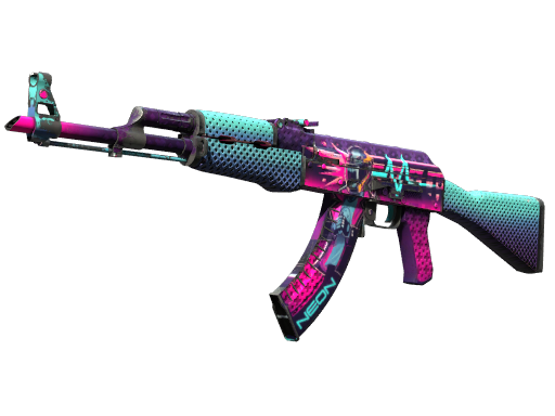 AK-47 | Piloto Neon (Bem Desgastada)