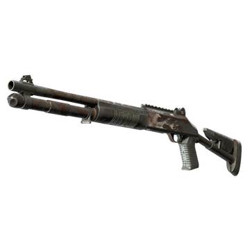 StatTrak™ XM1014 | Oxide Blaze (Battle-Scarred)