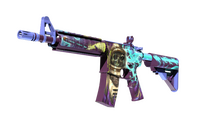 StatTrak™ M4A4 | Desolate Space (Well-Worn) M4A4 — CS2 skin in the Scout case on DuckSkins