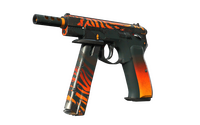 CZ75-Auto | Tigris (Battle-Scarred) CZ75-Auto — CS2 skin in the Operation Breakout case on DuckSkins