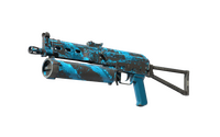 PP-Bizon | Blue Streak (Field-Tested) PP-Bizon — CS2 skin in the Asiimov case on DuckSkins