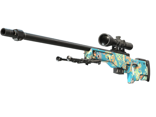 AWP | Tigre de Seda (Pouco Usada)