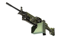 M249 | Aztec (Well-Worn) M249 — CS2 skin in the CS20 CASE case on DuckSkins