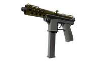 Souvenir Tec-9 | Brass (Well-Worn) Souvenir Tec-9 — CS2 skin in the Demoman case on DuckSkins
