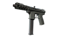 Tec-9 | Cut Out (Well-Worn) Tec-9 — CS2 skin in the Zeus case on DuckSkins