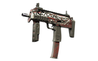 StatTrak™ MP7 | Mischief (Well-Worn) MP7 — CS2 skin in the Prisma case on DuckSkins