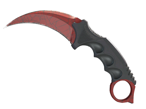 Karambit (★) | Teia Rubra (Pouco Usada)