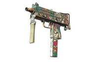 StatTrak™ MAC-10 | Toybox (Battle-Scarred) MAC-10 — CS2 skin in the Zeus case on DuckSkins