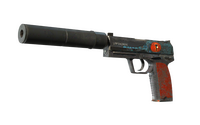USP-S | Caiman (Well-Worn) USP-S — CS2 skin in the Caiman case on DuckSkins
