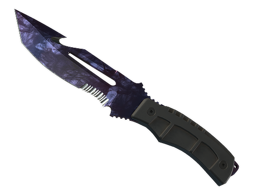 ★ StatTrak™ Survival Knife | Doppler Black Pearl (Factory New)