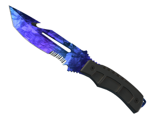 ★ StatTrak™ Survival Knife | Doppler Sapphire (Minimal Wear)