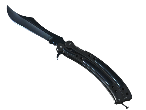 ★ StatTrak™ Butterfly Knife | Blue Steel (Factory New)