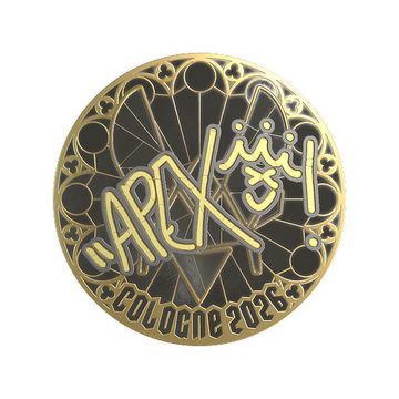 Sticker | apEX (Gold) | Cologne 2026