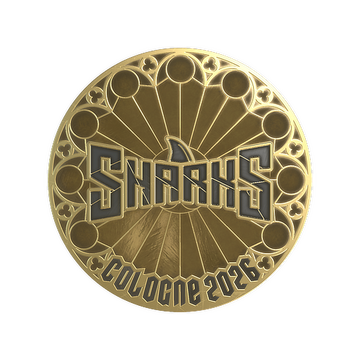 Sticker | Sharks Esports (Gold) | Cologne 2026