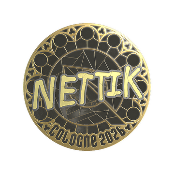 Sticker | nettik (Gold) | Cologne 2026