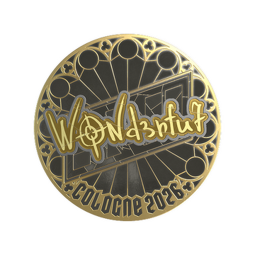 Sticker | w0nderful (Gold) | Cologne 2026