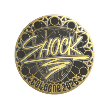 Sticker | SHOCK (Gold) | Cologne 2026
