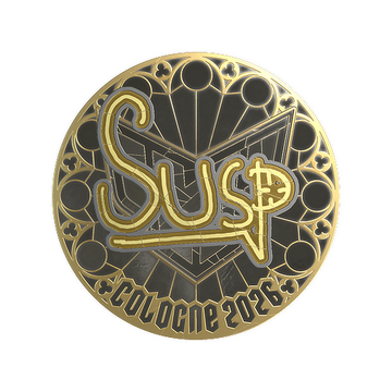 Sticker | susp (Gold) | Cologne 2026