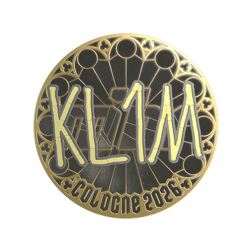Sticker | kl1m (Gold) | Cologne 2026