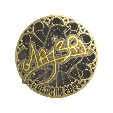 Sticker | MAJ3R (Gold) | Cologne 2026