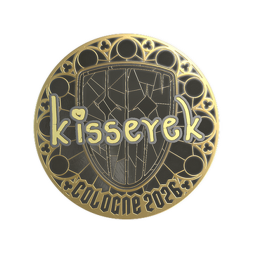Sticker | kisserek (Gold) | Cologne 2026