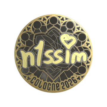 Sticker | n1ssim (Gold) | Cologne 2026