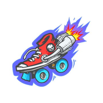 Sticker | Rocket Skates