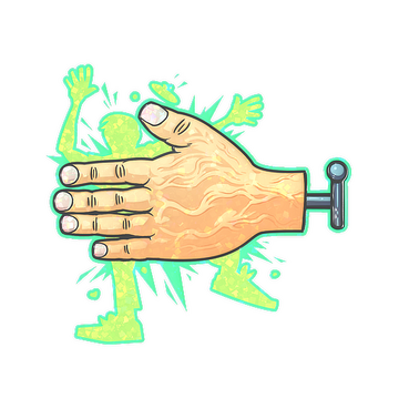 Sticker | High Five! (Glitter)