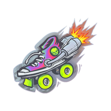 Sticker | Rocket Skates (Holo)