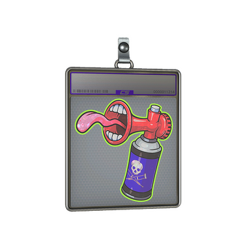 Sticker Slab | Airhorn (Glitter)