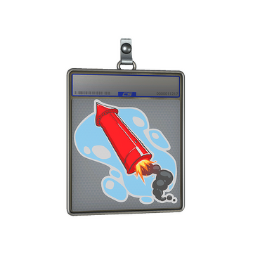 Sticker Slab | Big Red Rocket