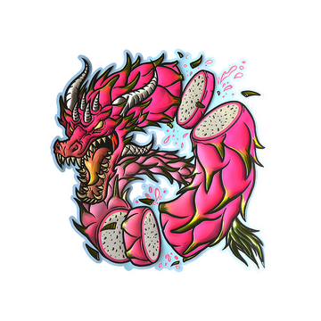 Sticker | Dragon Fruit (Foil)