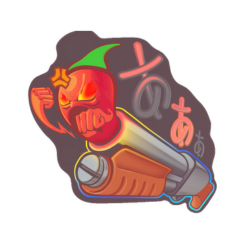 Sticker | Pepper Gauge (Lenticular)