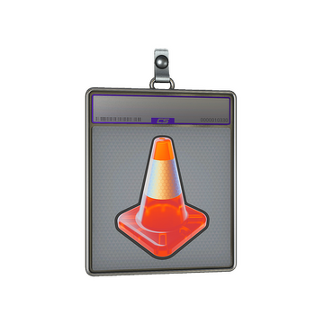 Sticker Slab | Cone Zone (Holo)