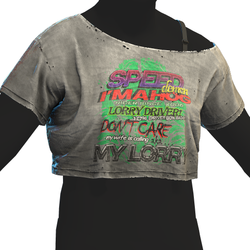 Vintage Design Crop Top