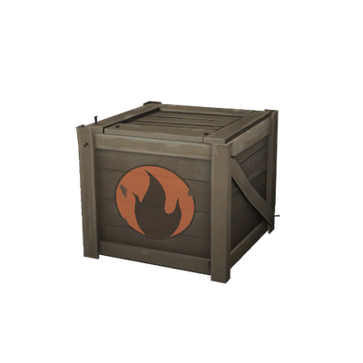 Uncraftable Unlocked Cosmetic Crate Pyro