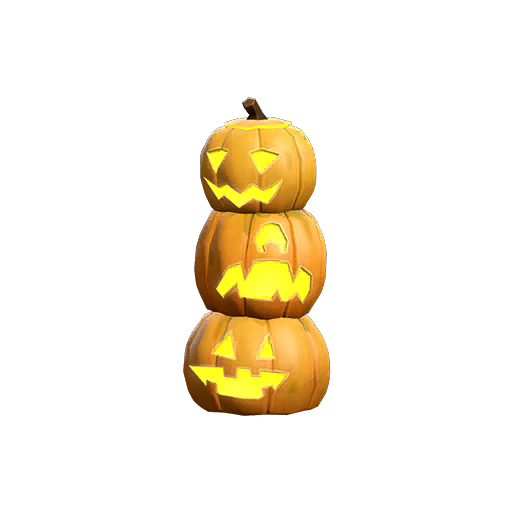 Strange Towering Patch of Pumpkins