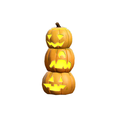 Unusual Towering Patch of Pumpkins