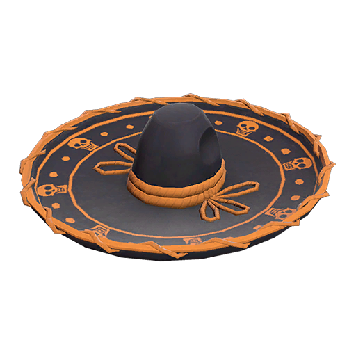 Scorching Flames Skullbrero