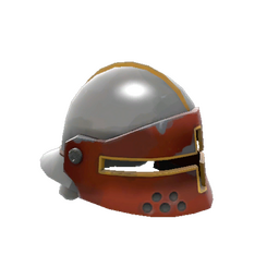 Scorching Flames Berliner's Bucket Helm