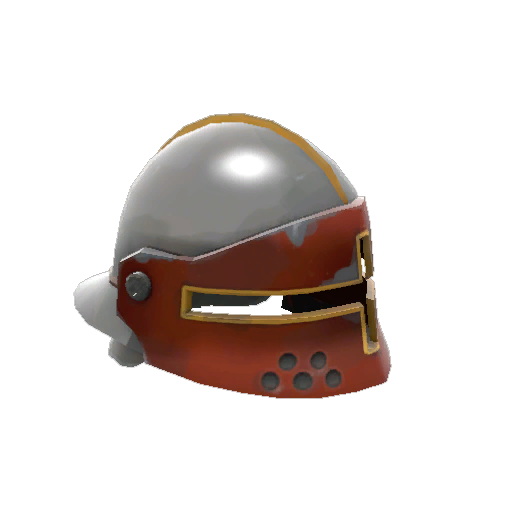 Scorching Flames Berliner's Bucket Helm