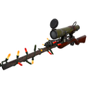 Festive Wildwood Sniper Rifle (Battle Scarred)