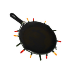 Strange Festivized Professional Killstreak Golden Frying Pan