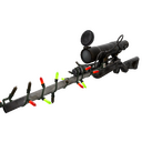 Festive Shot in the Dark Sniper Rifle (Battle Scarred)