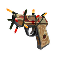 Festive Homemade Heater Pistol (Well-Worn)