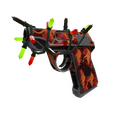 Festive Red Rock Roscoe Pistol (Well-Worn)