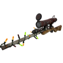 Strange Festive Coffin Nail Sniper Rifle (Battle Scarred)