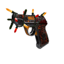 Festive Shot to Hell Pistol (Battle Scarred)