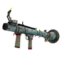 Strange Festive Blue Mew Rocket Launcher (Battle Scarred)