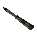 Strange Blue Mew Knife (Battle Scarred)